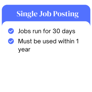 Single Veterinary Job Posting