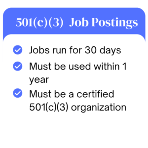 501(c)(3) Veterinary Job Posting